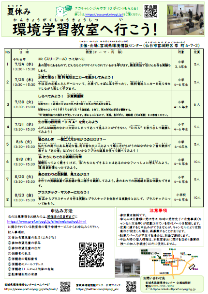 環境学習教室