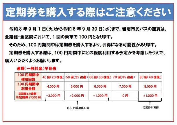 バス注意